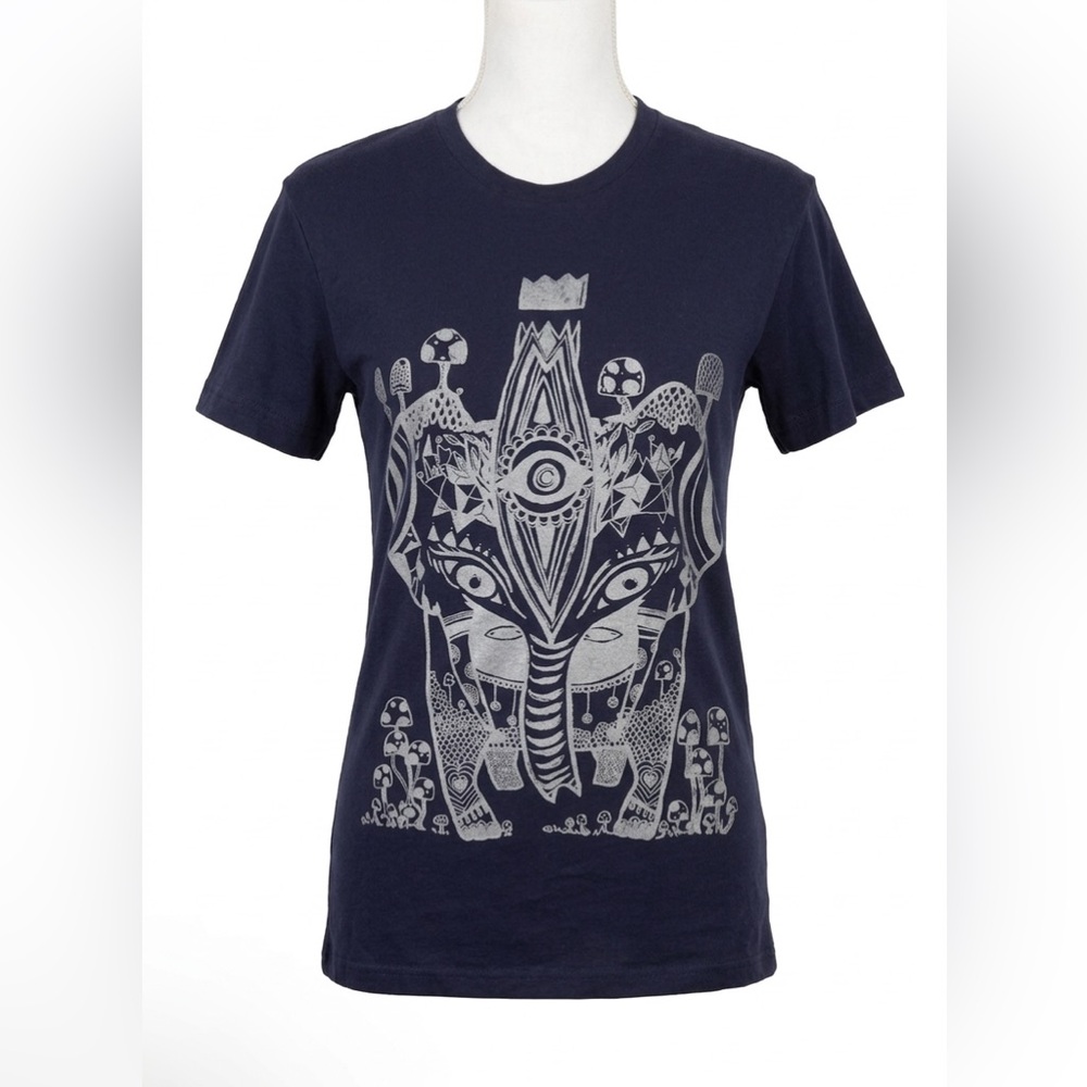 AMERICAN APPAREL Good Karma Elephant T-Shirt S
